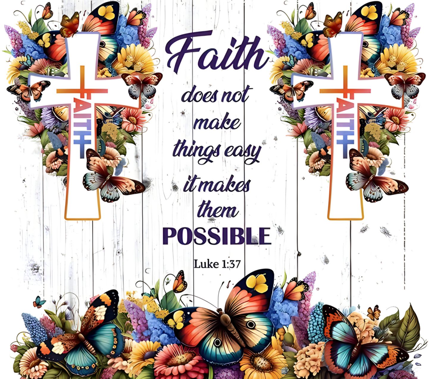 Faith does not make things easy it makes them possible